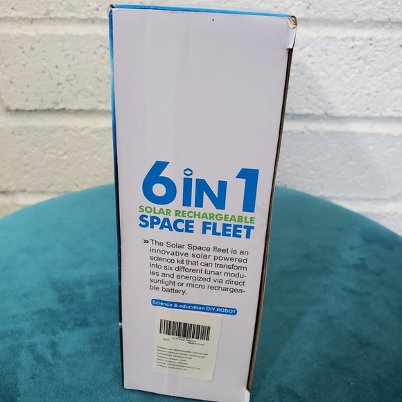 STEM 6 in 1 Solar Rechargeable Space Fleet Robots Learning Kit DIY Science NEW - Picture 6 of 8